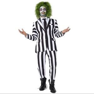 Suitmeister Men’s Party Suit- Beetlejuice Size Large